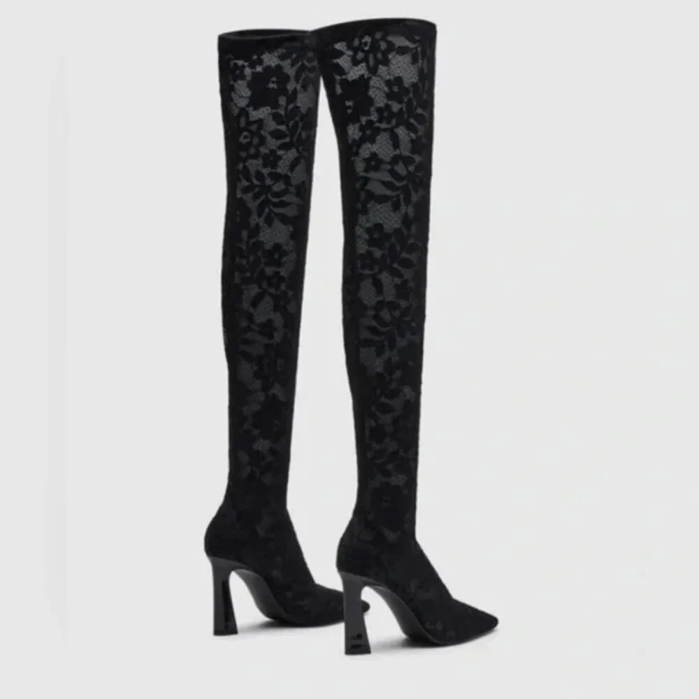 NWOB Steve Madden Serene Lace Over The Knee Boots